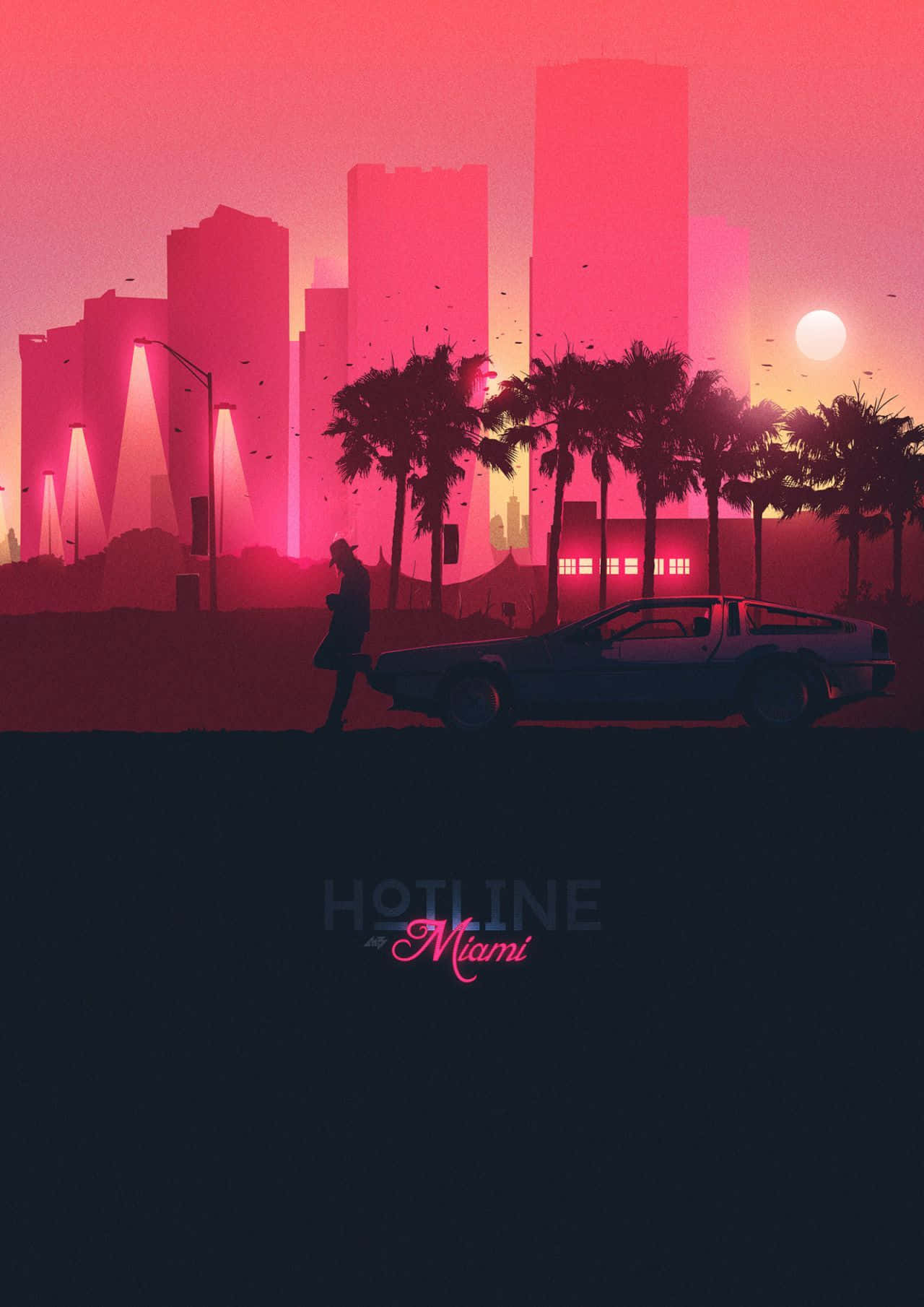 Discovering The Colorful Beauty Of Retro Miami Background