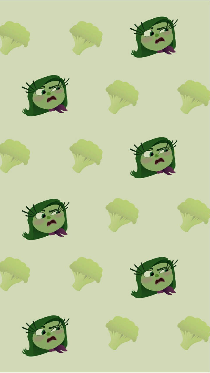 Disgust Inside Out Pattern Background