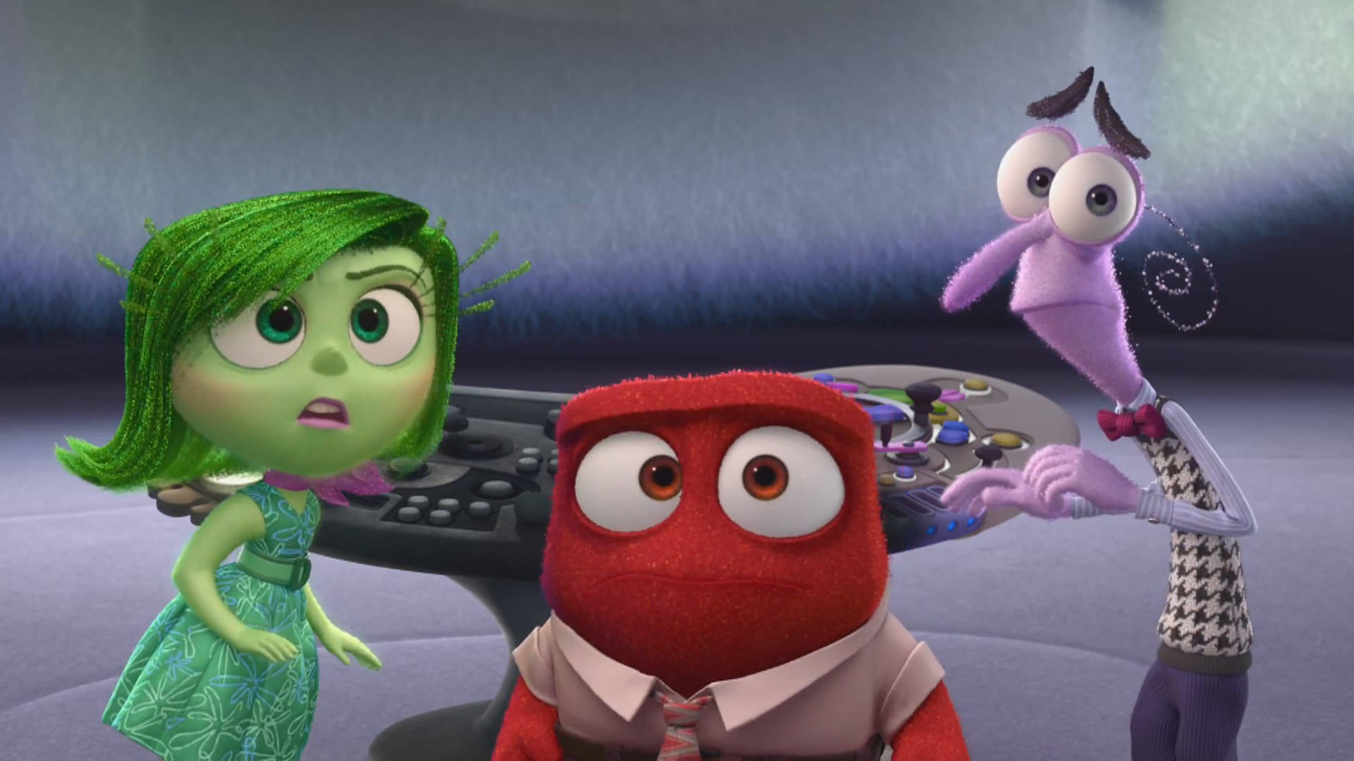 Disgust Inside Out Scared Background
