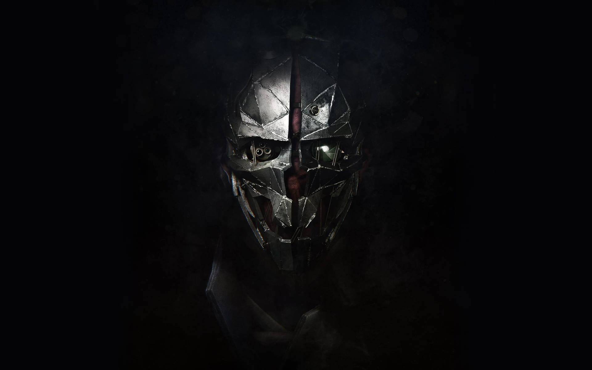 Dishonored 2 Corvo Metal Mask Background