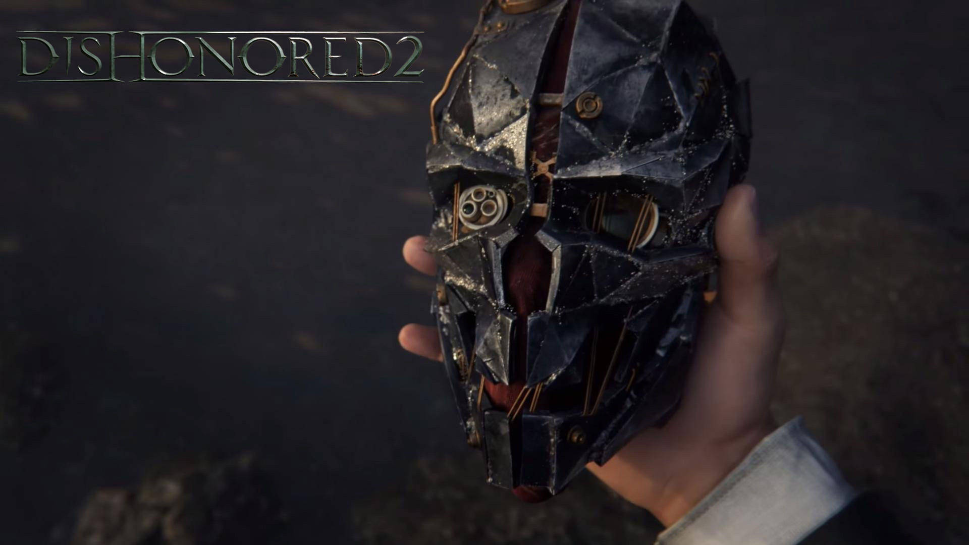 Dishonored 2 Corvo's Mask Background