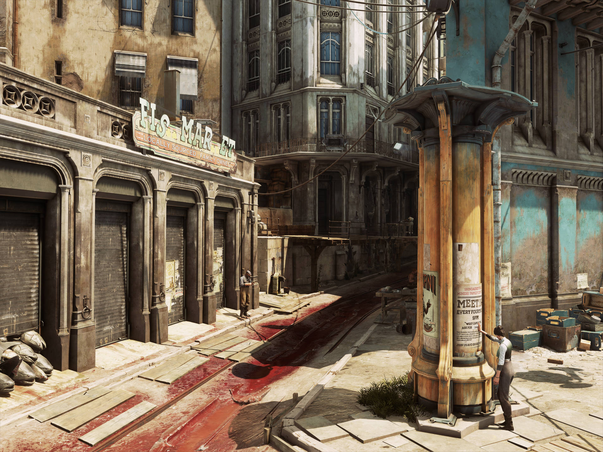 Dishonored 2 Streets Of Karnaca Background