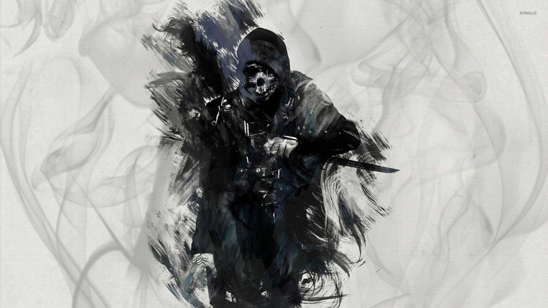 Dishonored Corvo Smoke Art Background