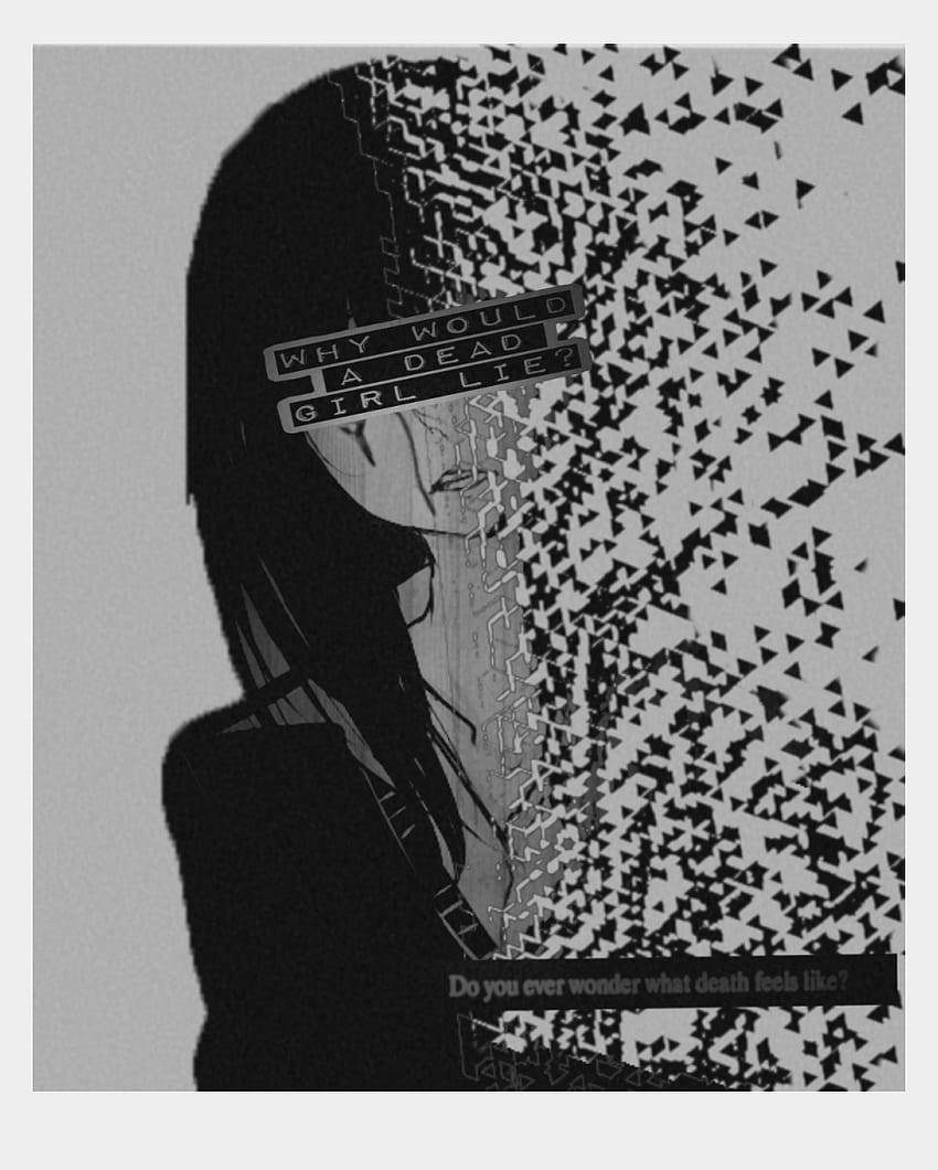 Disintegrating Girl Sad Pfp