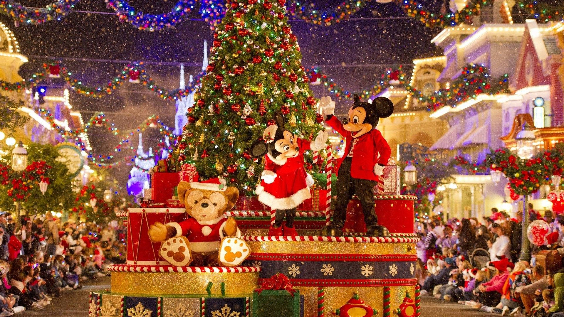 Disney 1920x1080 Hd Mickey And Minnie Christmas Performance