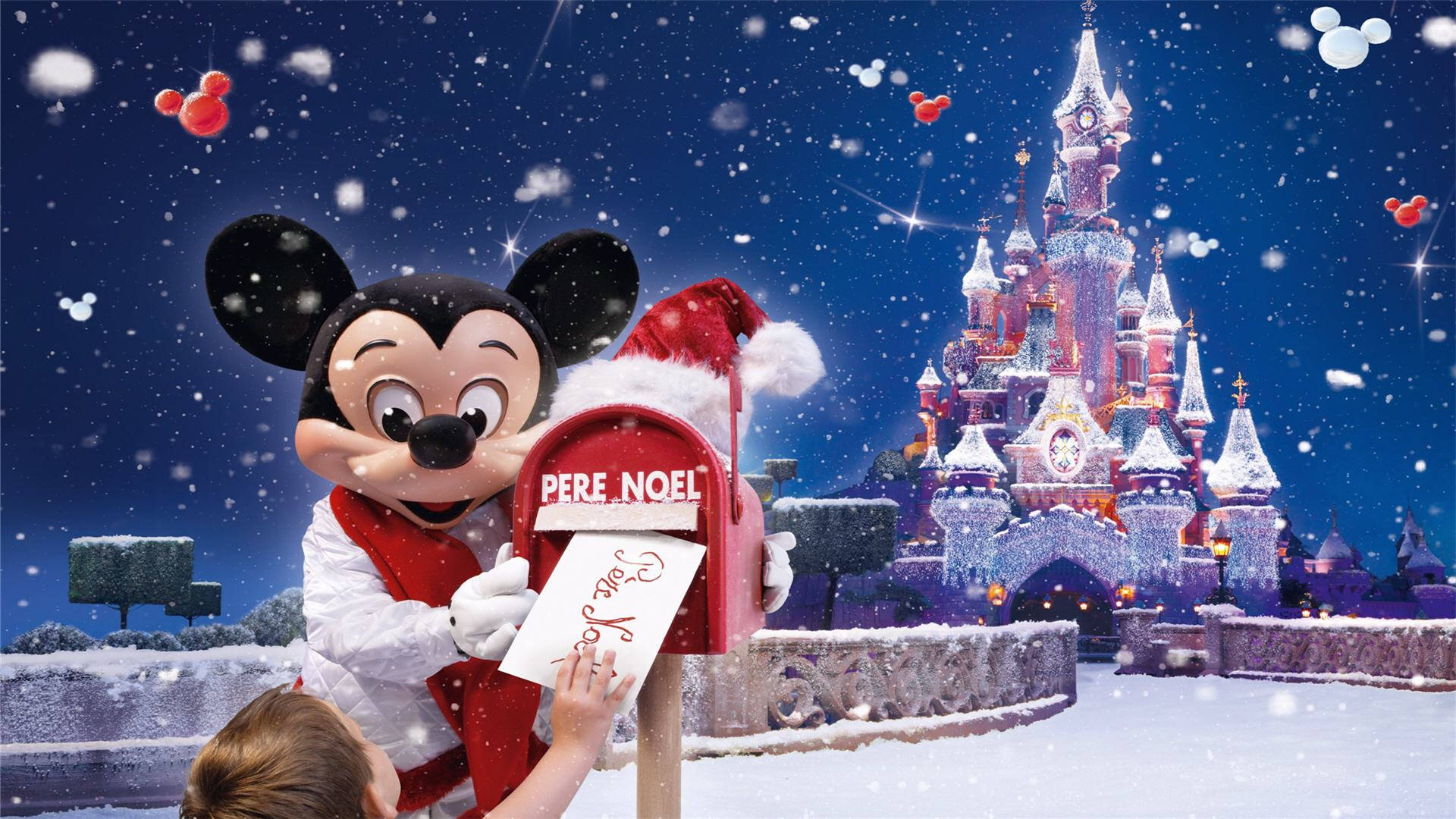 Disney 1920x1080 Hd Mickey Mouse Mailbox Christmas