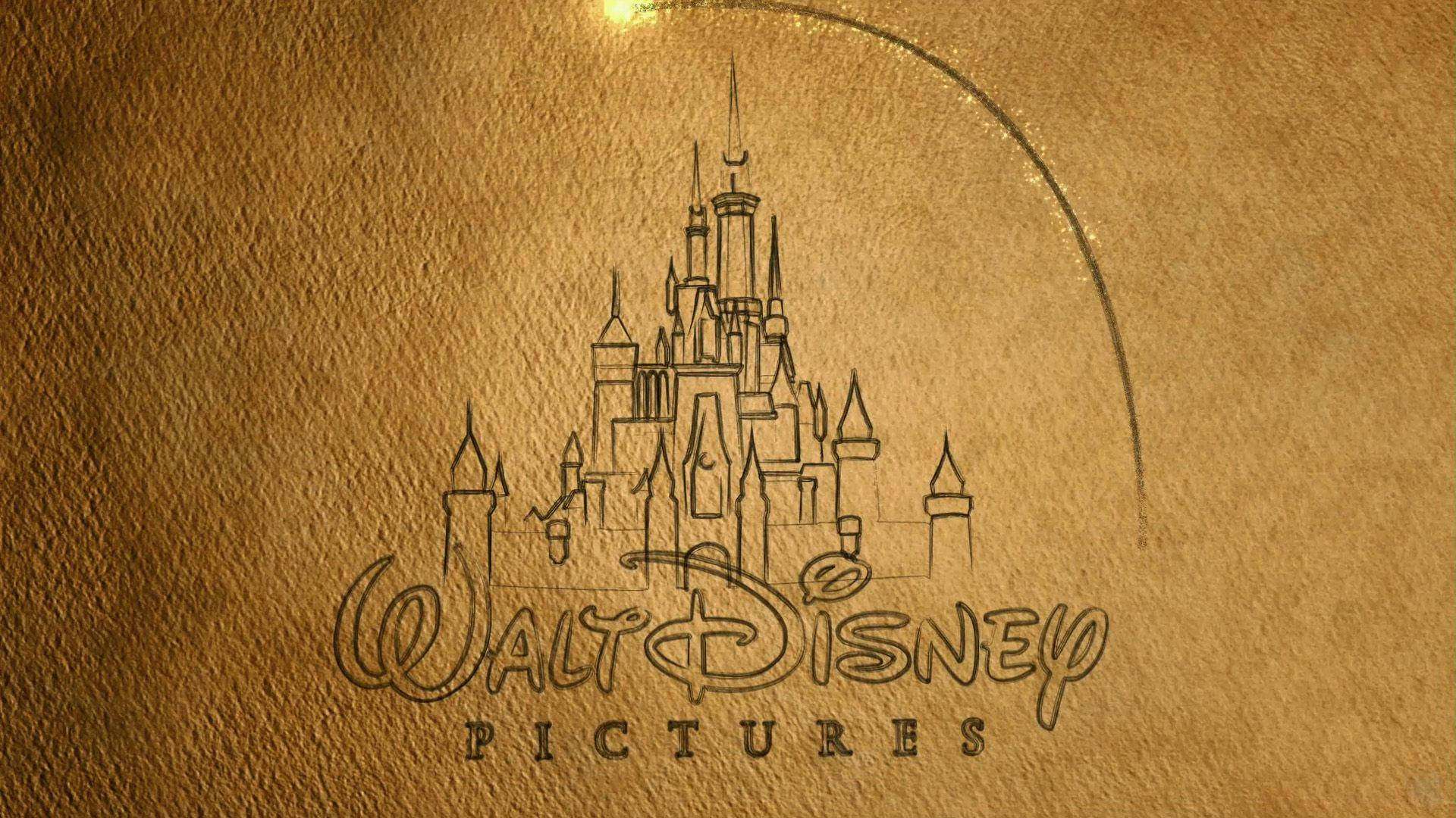 Disney 1920x1080 Hd Walt Disney Pictures Logo Parchment