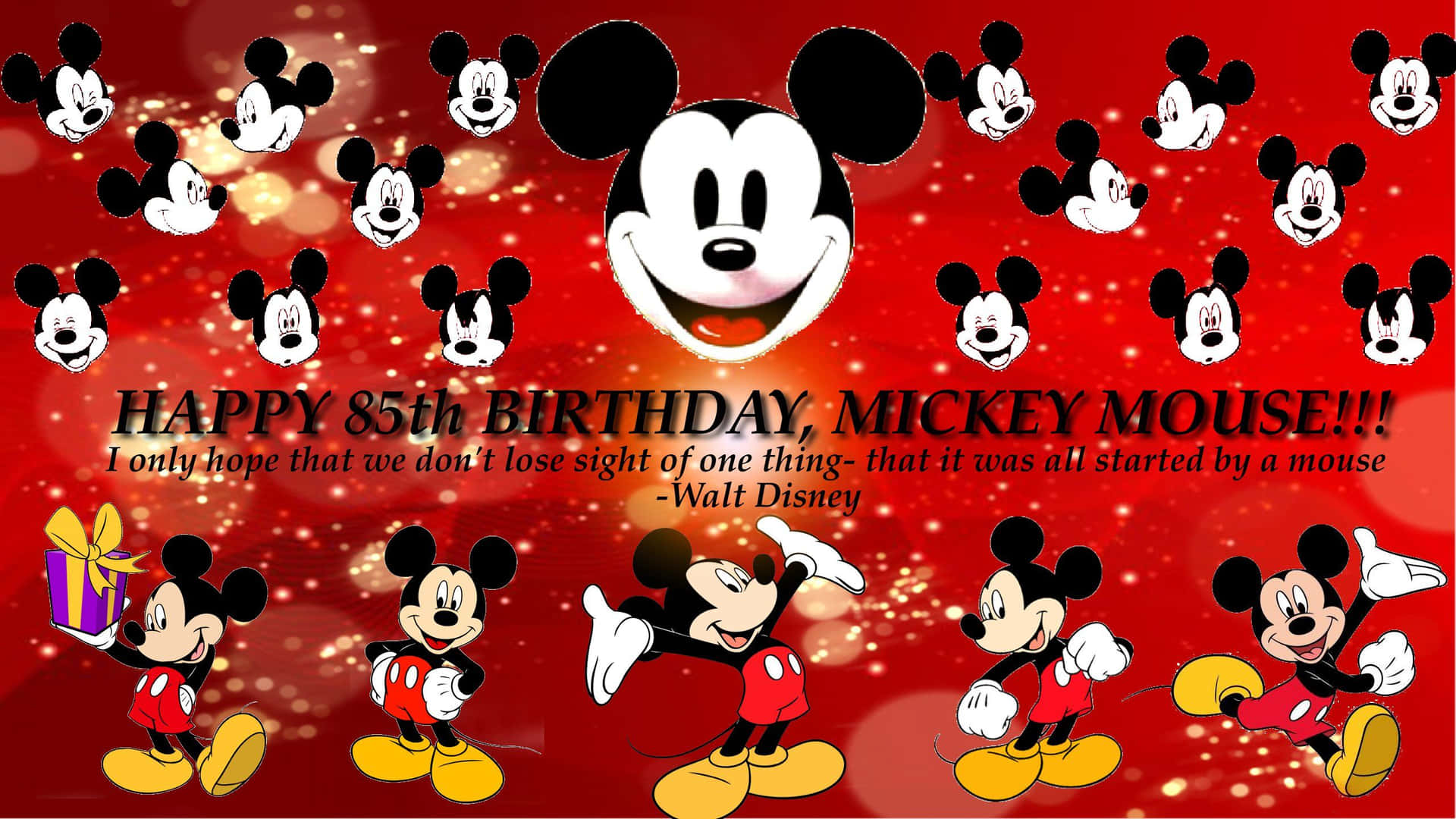 Disney Birthday 2560 X 1440 Background