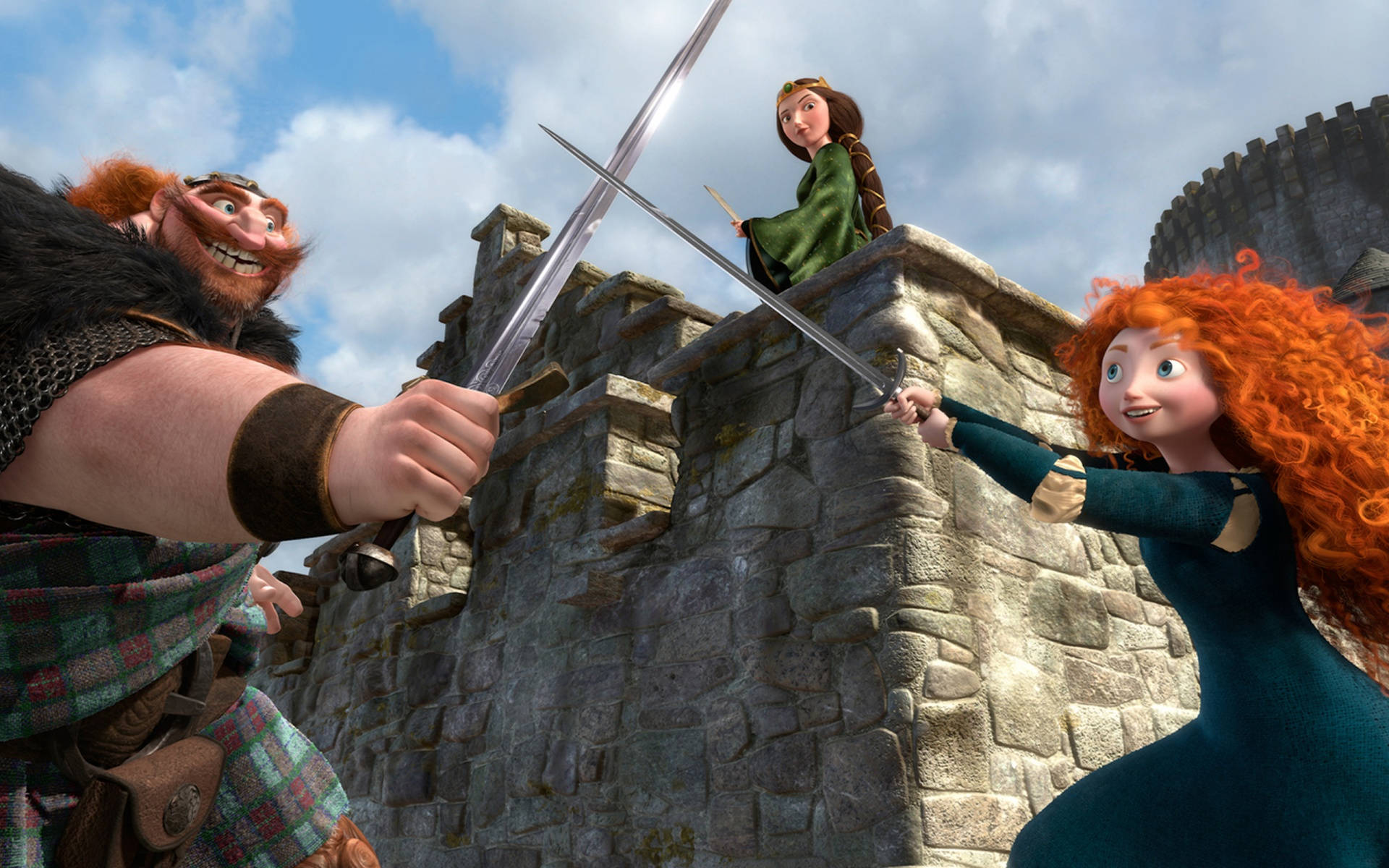 Disney Brave Merida And Her Father