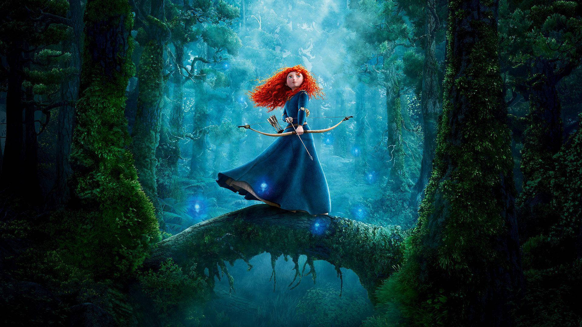 Disney Brave Merida Movie Poster Background