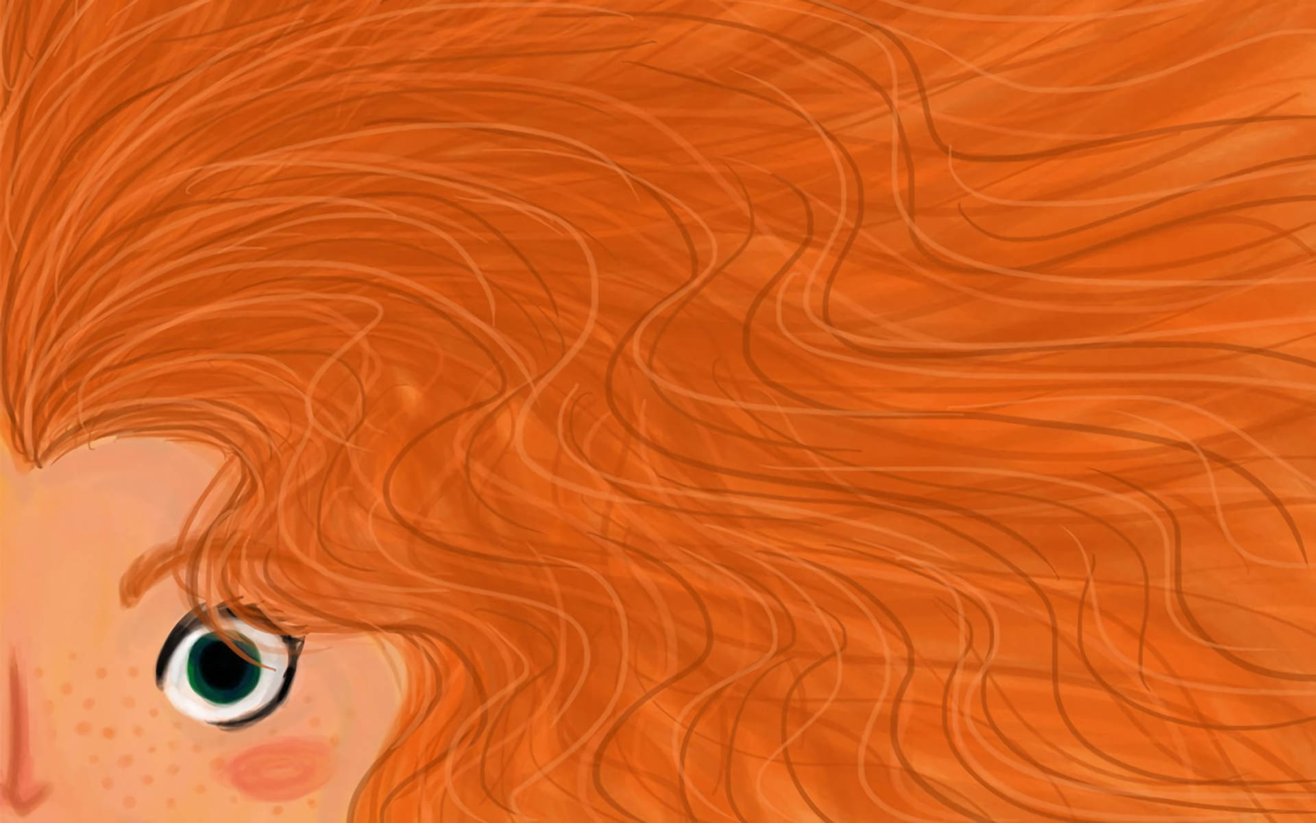 Disney Brave Redhead Merida Background