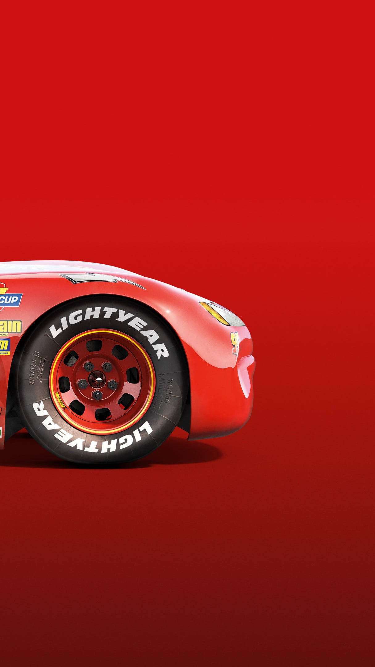 Disney Cars Lightning Front Background