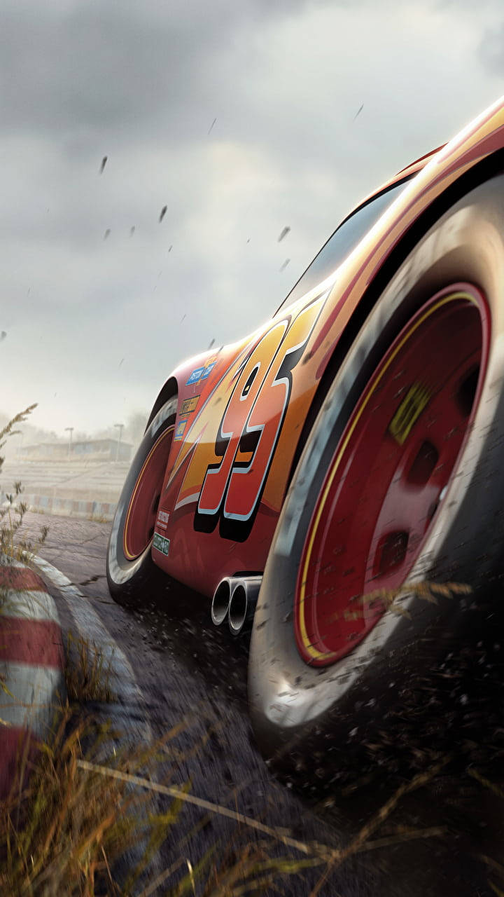 Disney Cars Lightning Tires Background