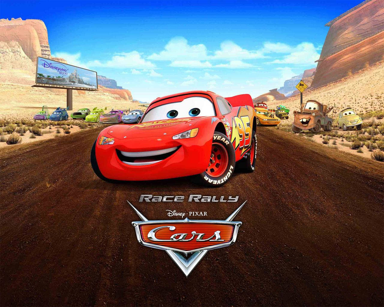 Disney Cars Race Rally Background