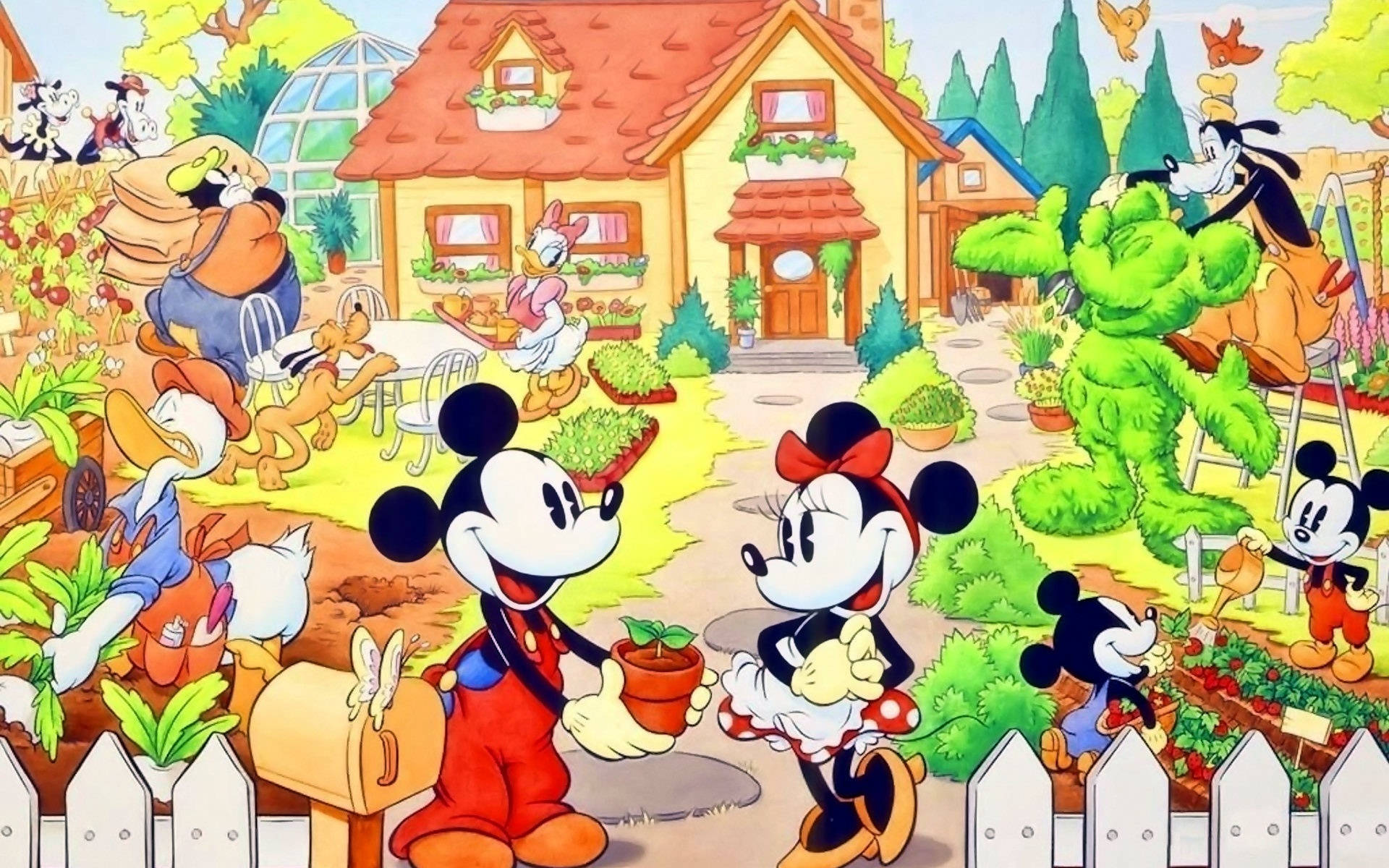Disney Cartoon Family Background
