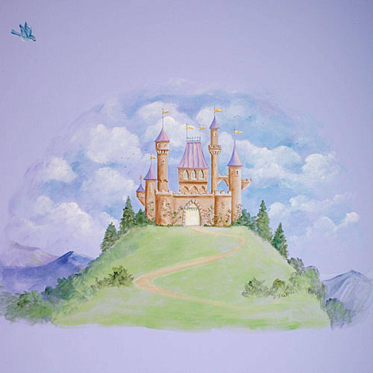 Disney Castle Drawing Background