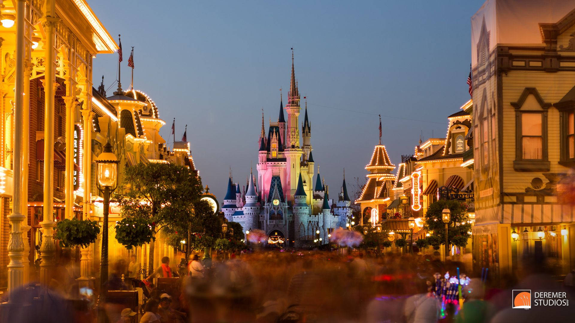 Disney Castle From Afar