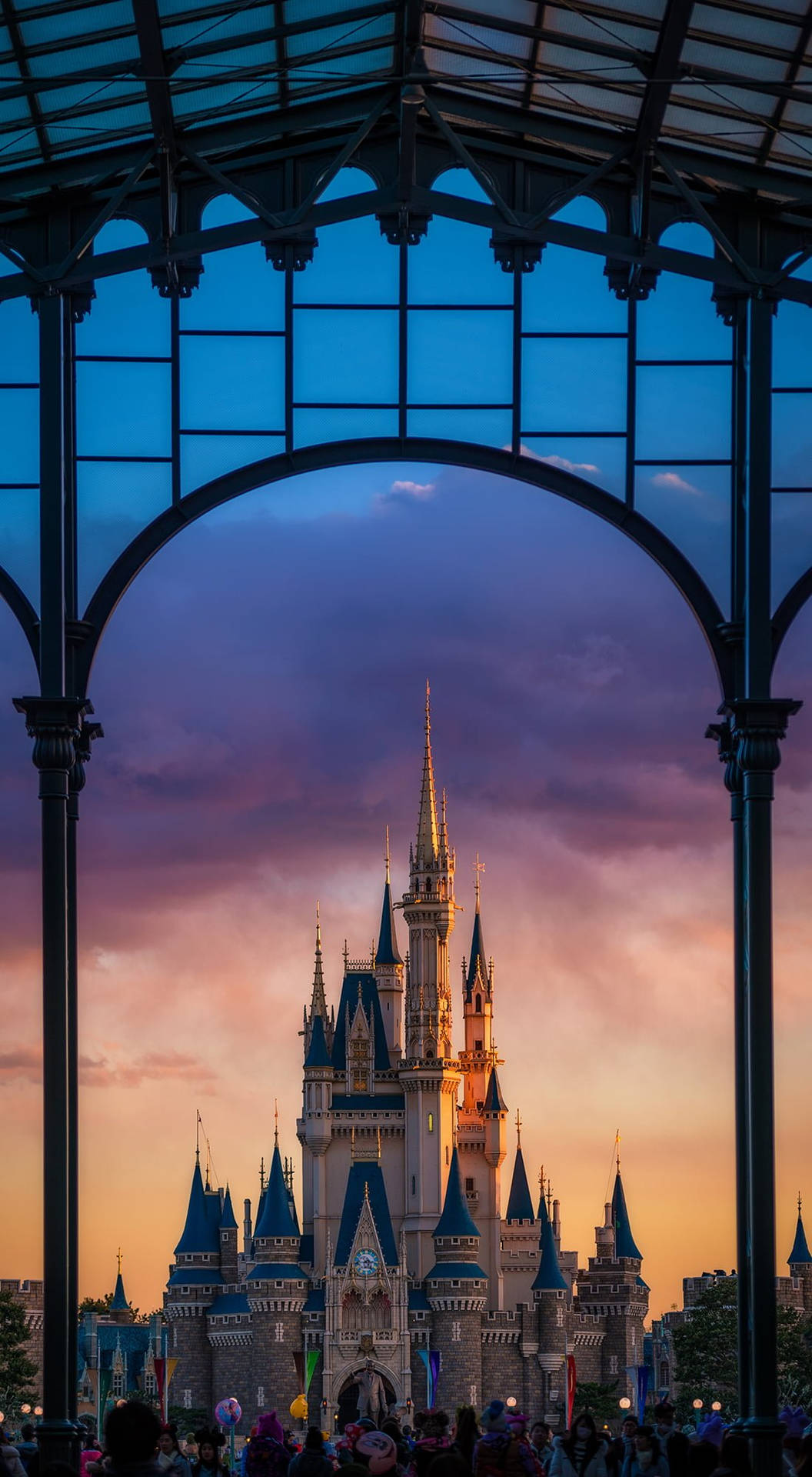 Disney Castle Window View