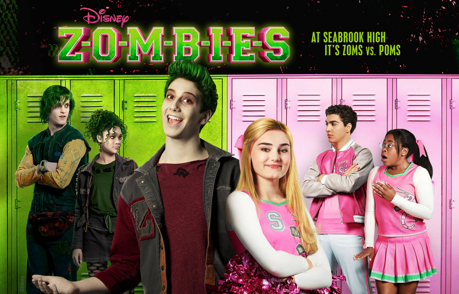 Disney Channel Zombies Zed And Addison Background