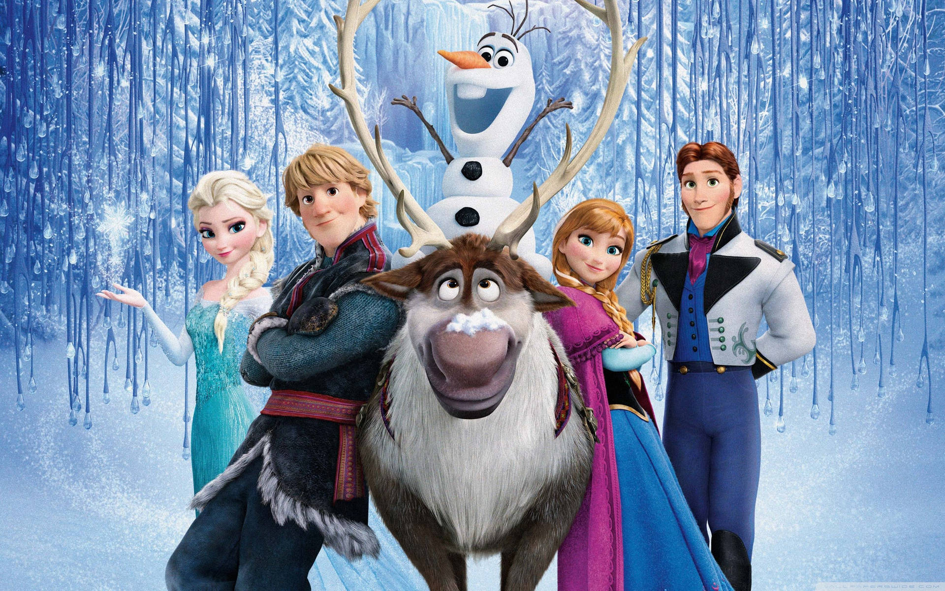 Disney Characters Frozen Background