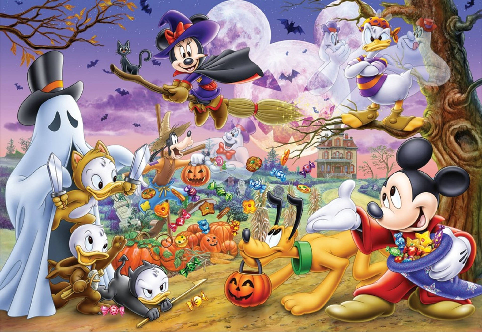 Disney Characters Halloween Party