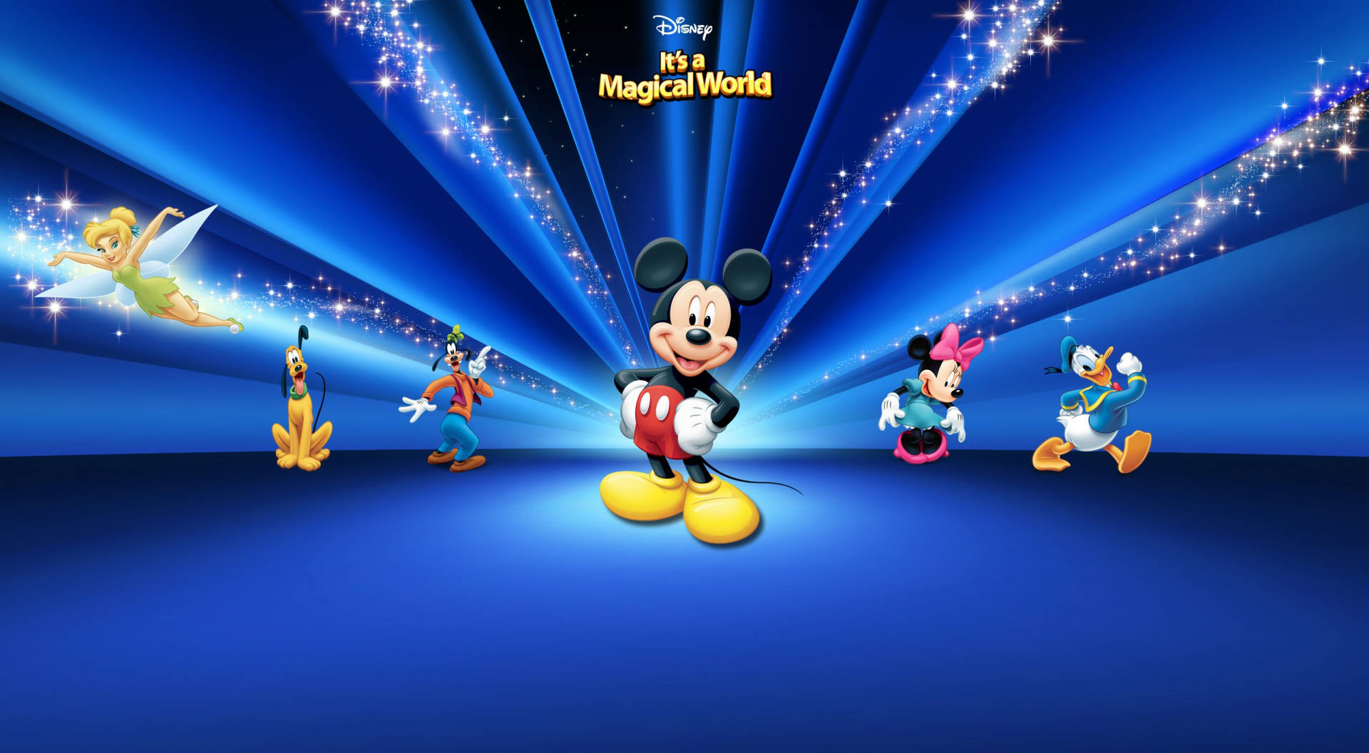 Disney Characters Mickey And Friends Background
