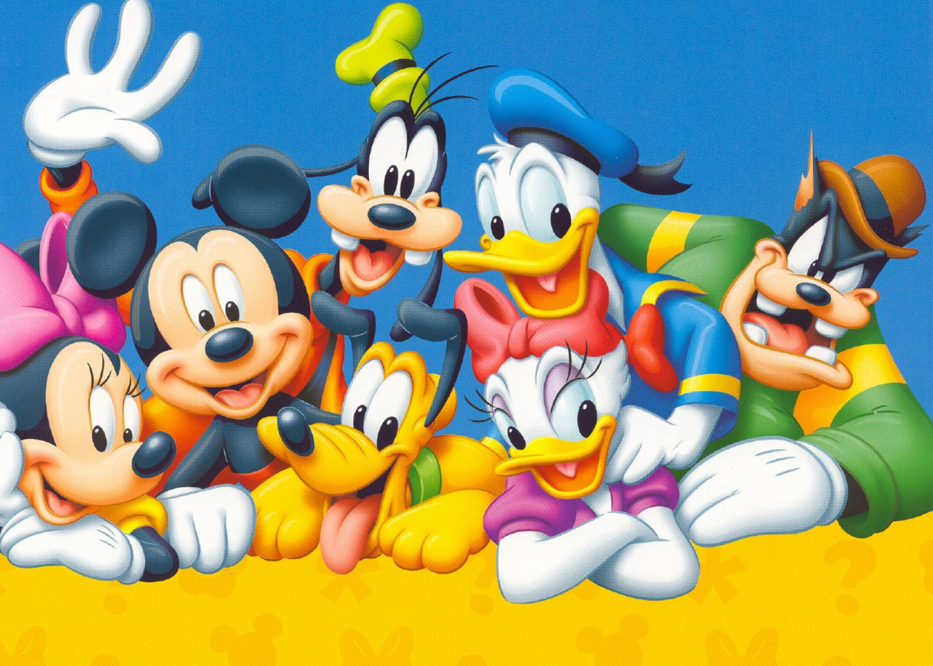 Disney Characters Mickey Mouse Family Background