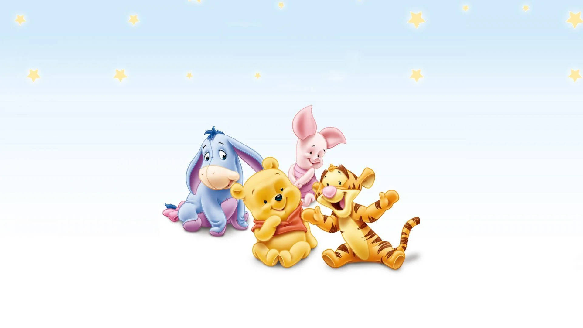 Disney Characters Winnie And Friends Background