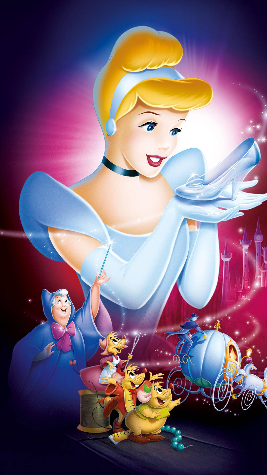 Disney Cinderella Characters Background