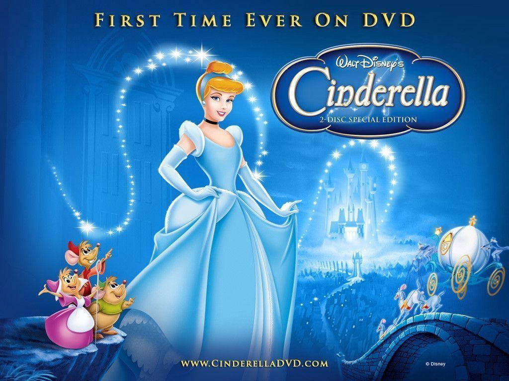 Disney Cinderella Movie Cover Background