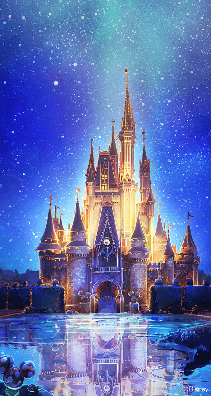 Disney Cinderella's Castle Background
