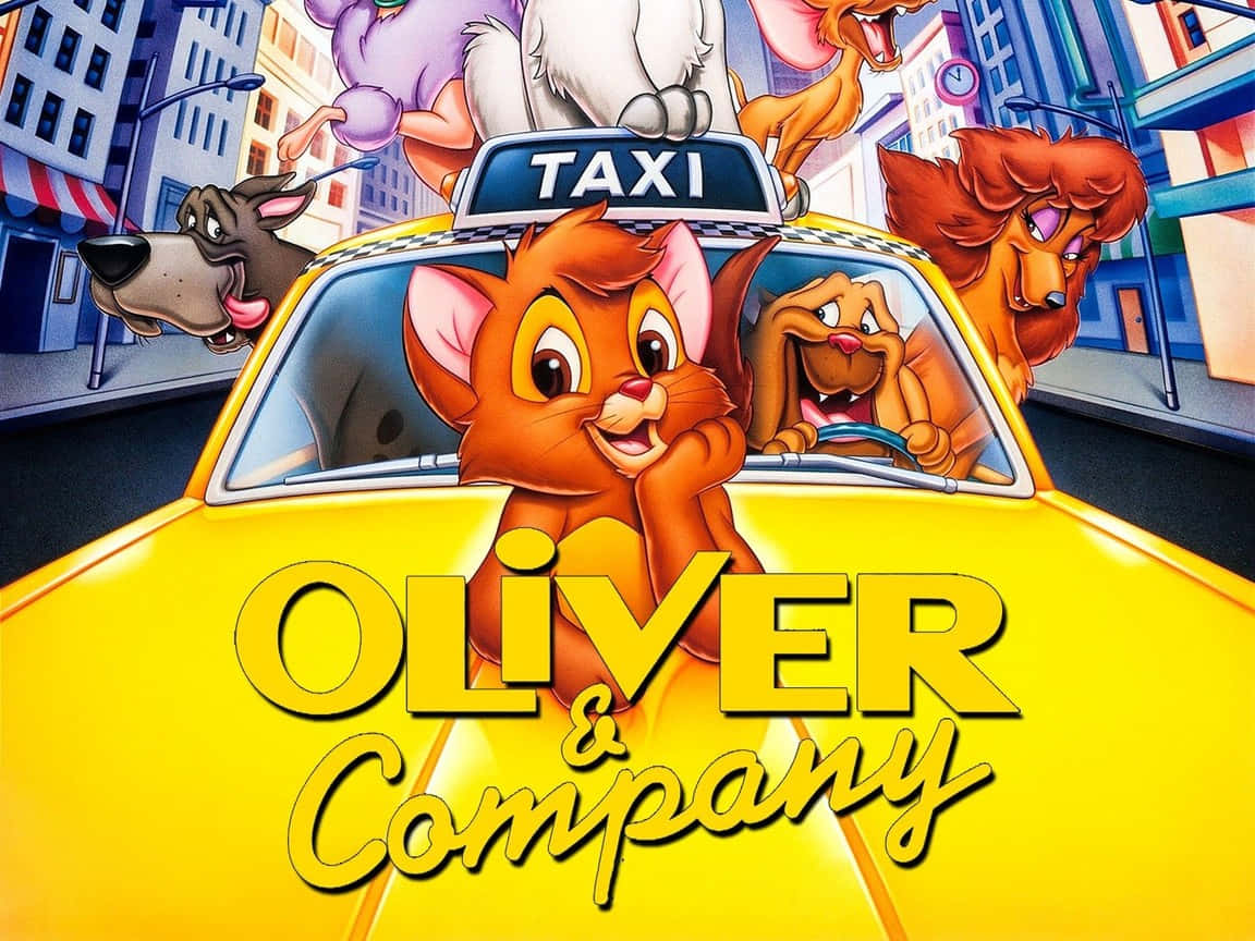 Disney Classic Oliver And Company Wallpaper Background