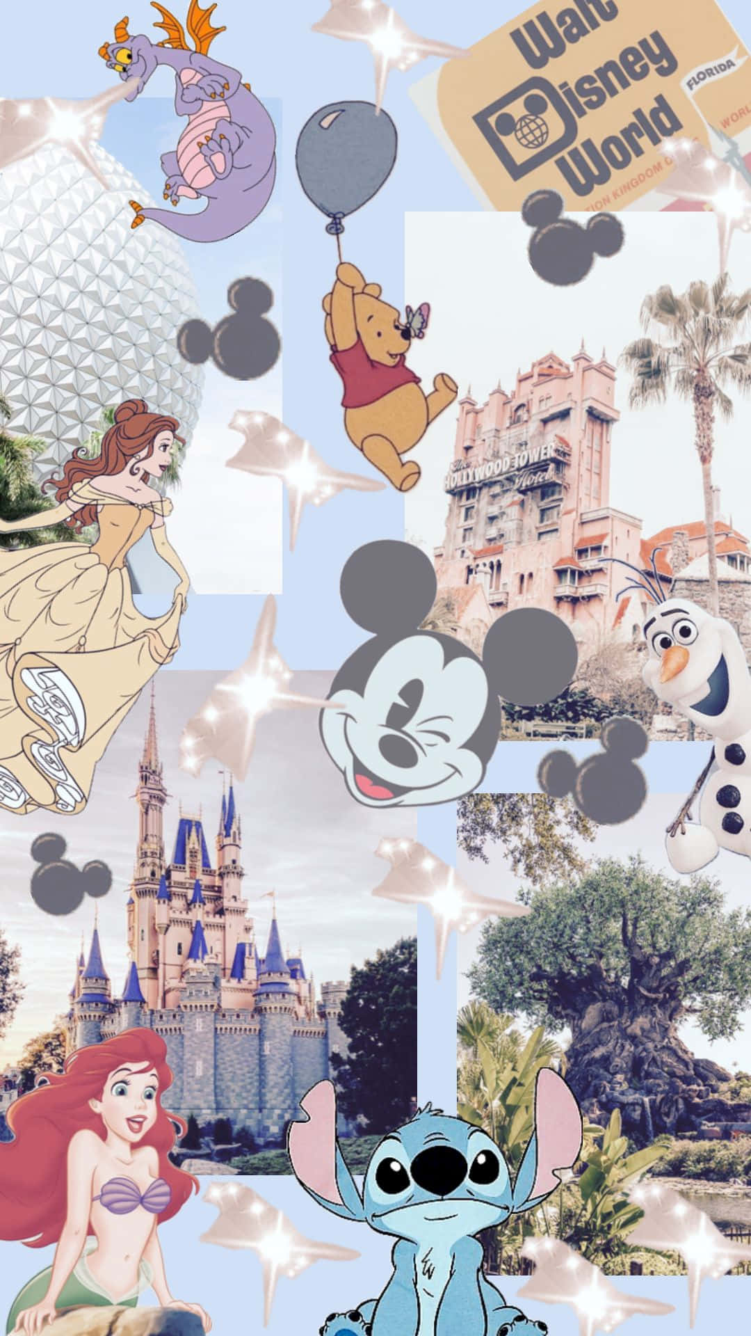 Disney Collage Aesthetic Wallpaper.jpg Background