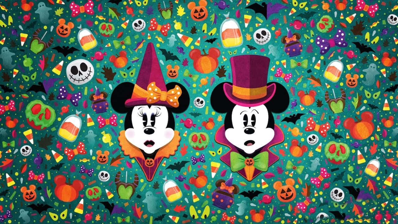 Disney Computer Modern Designs Minnie And Mickey Mouse Background