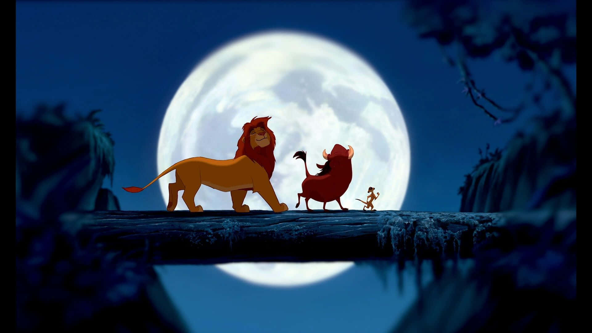 Disney Computer The Lion King's Bridge Scene Background