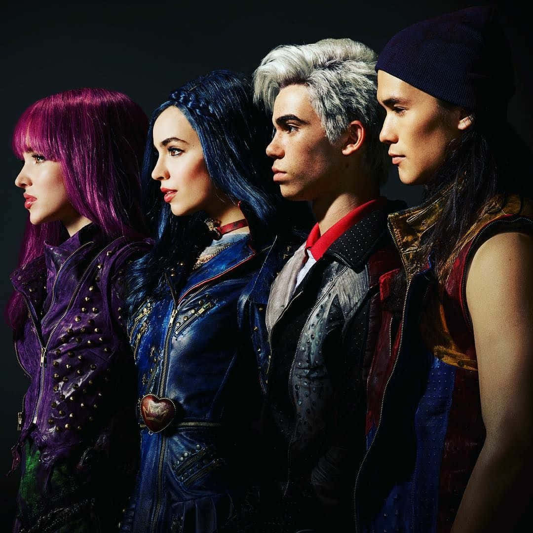 Disney Descendants Side View Background