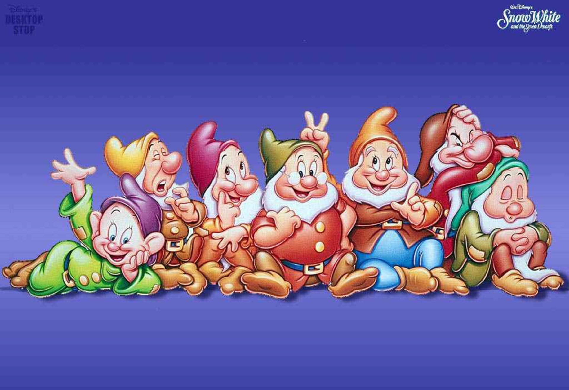 Disney Desktop Seven Dwarves Background