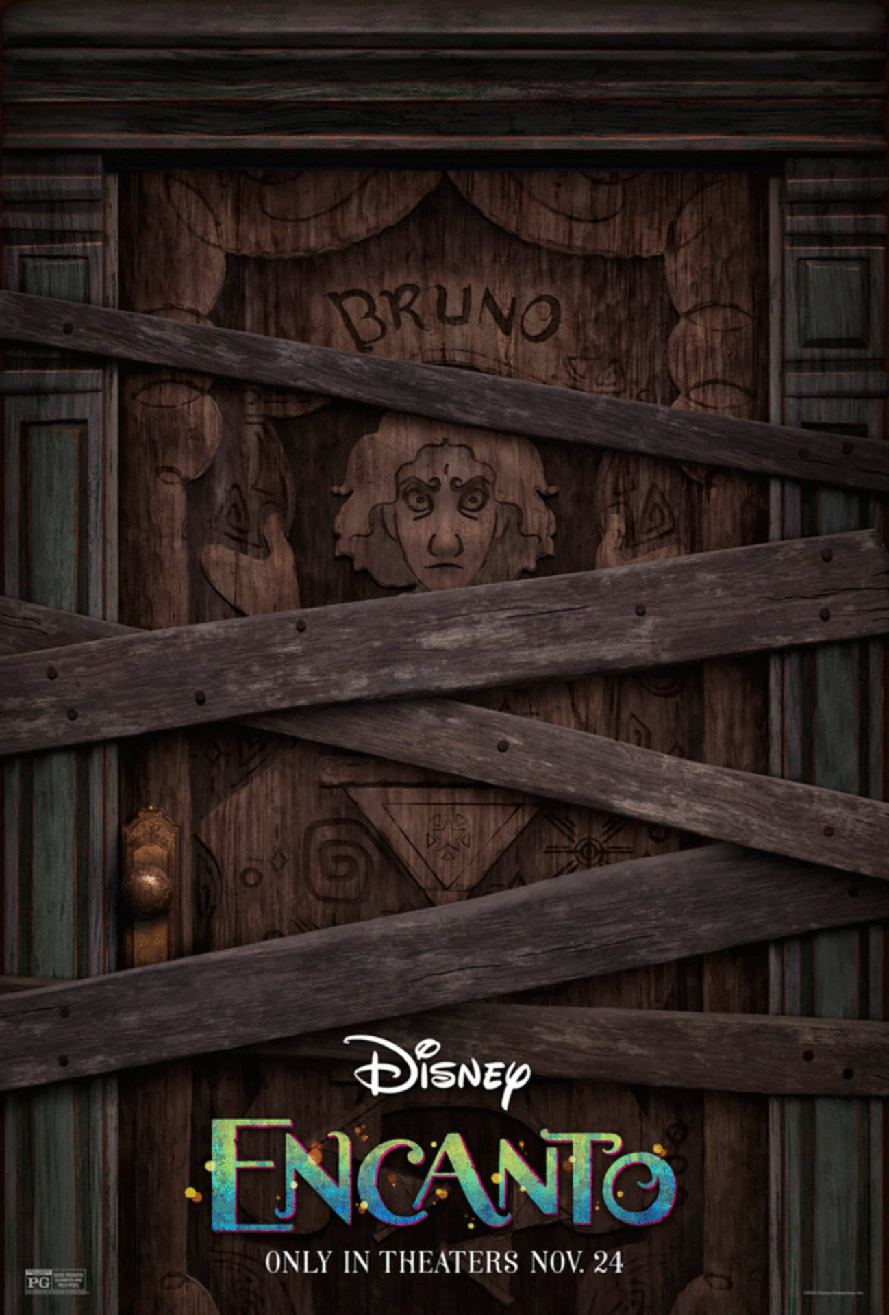 Disney Encanto Bruno Door Background