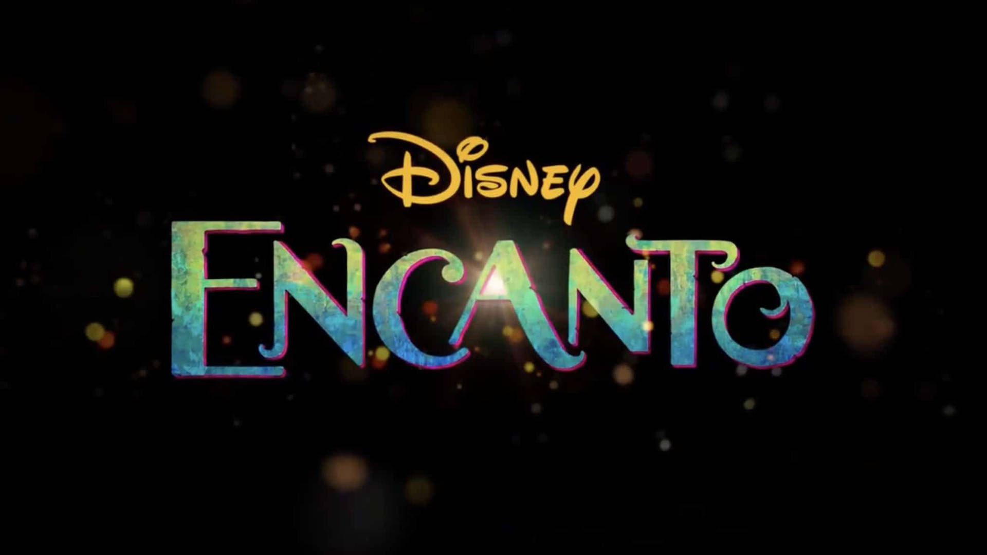 Disney Encanto Movie Logo Background