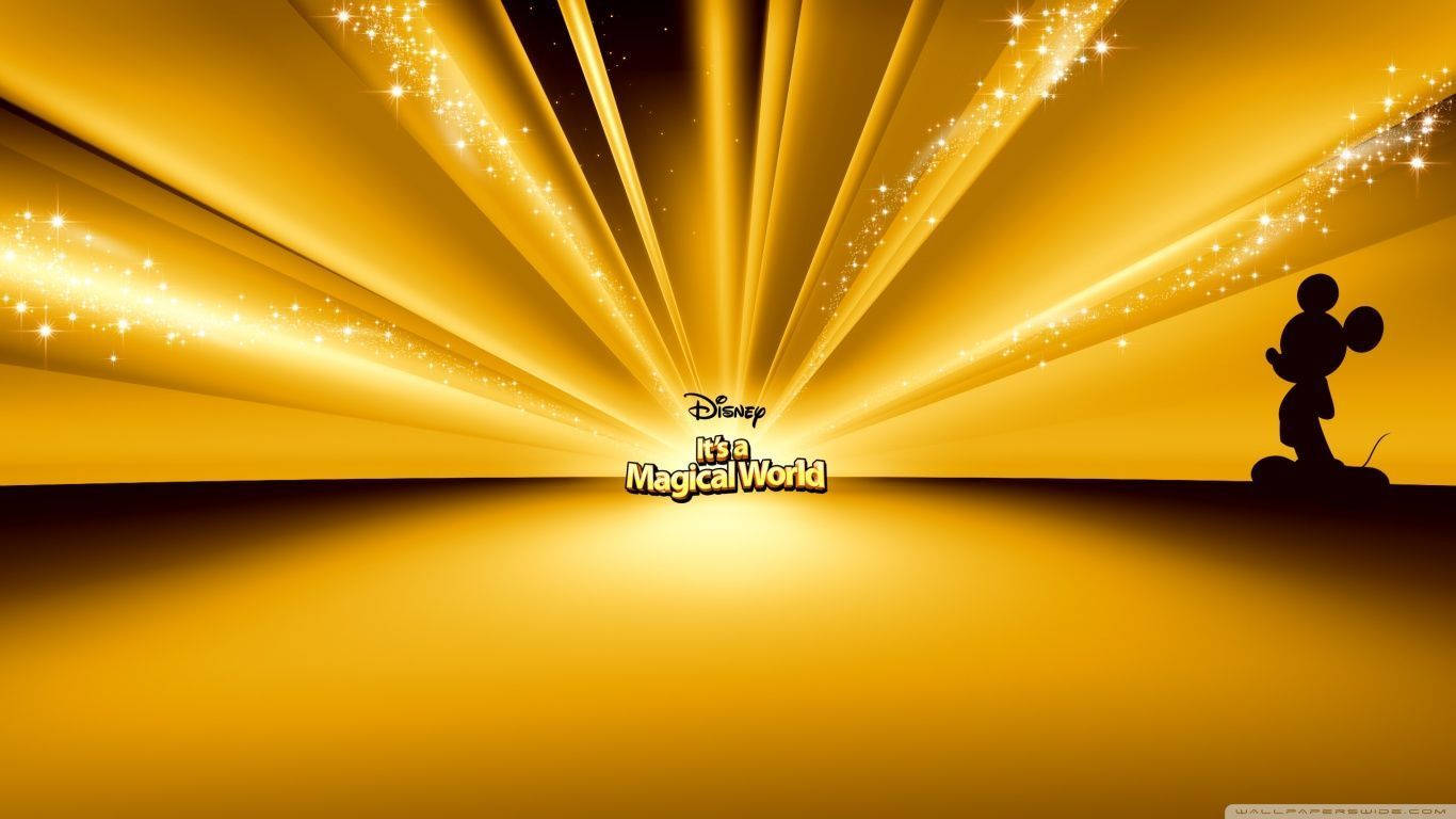 Disney Gold Background Background