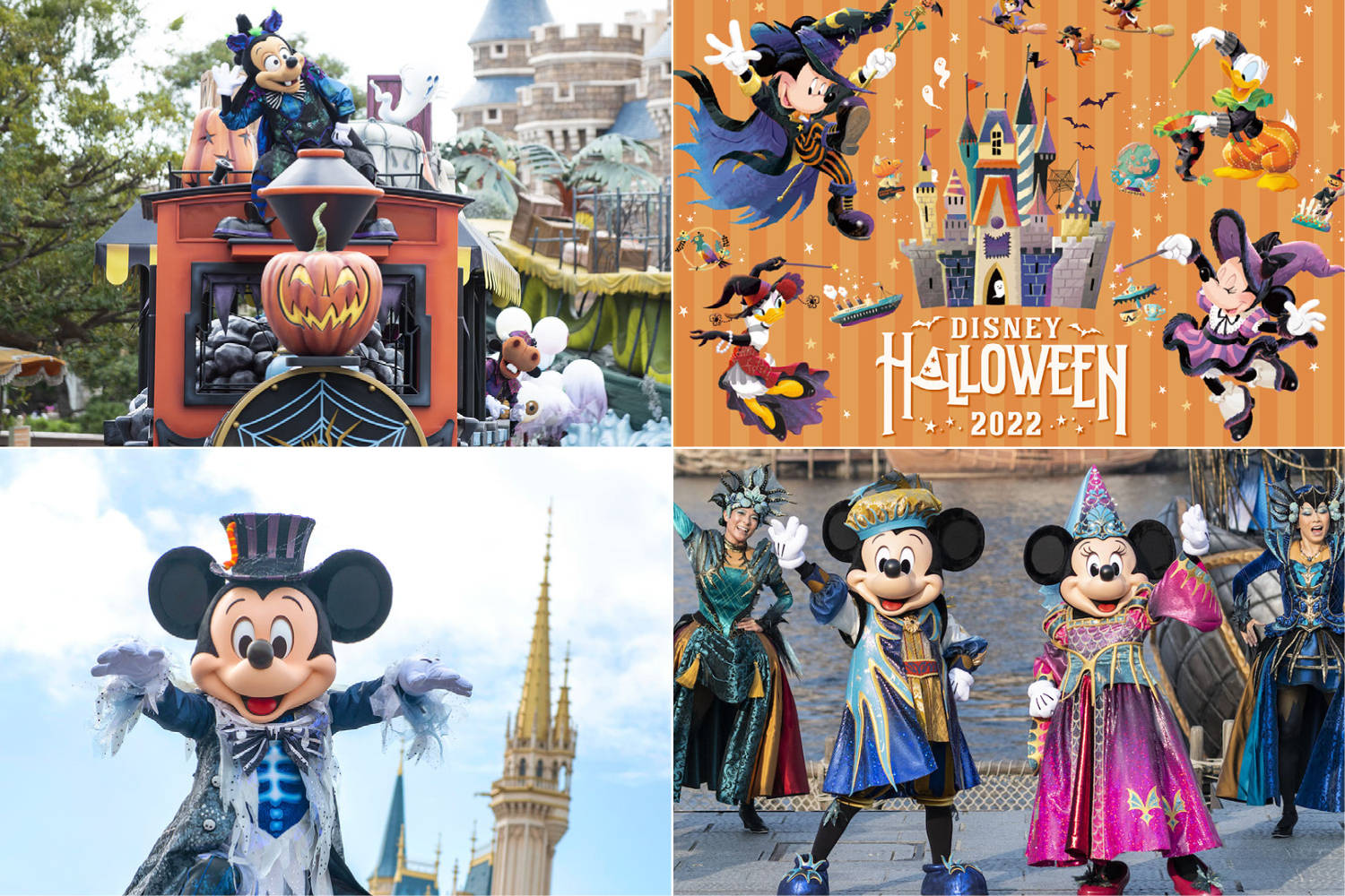 Disney Halloween Collage Background