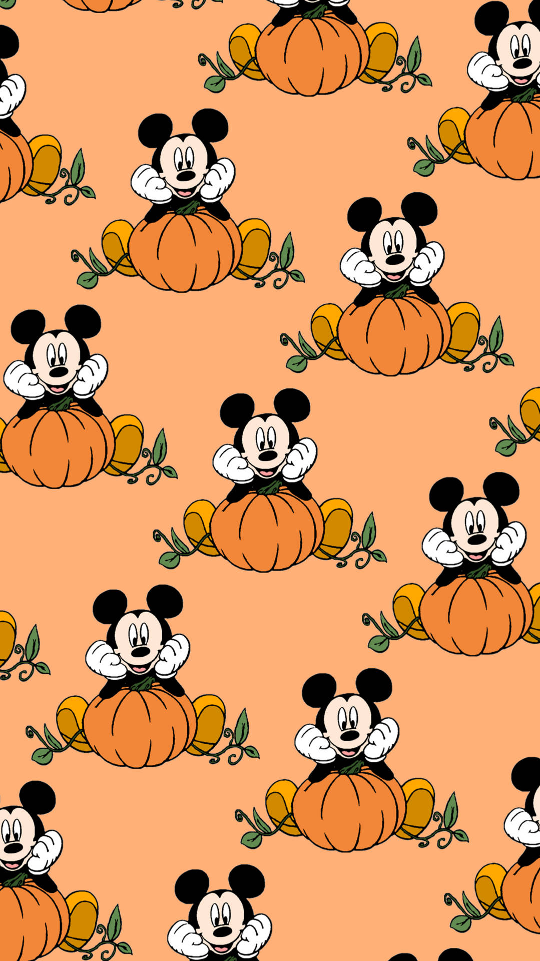Disney Halloween Pumpkins Background