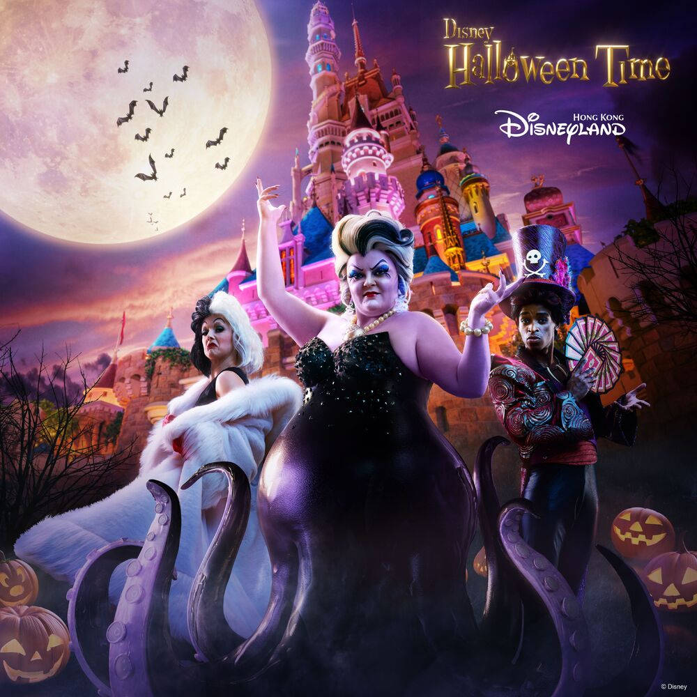 Disney Halloween Villains Real Background