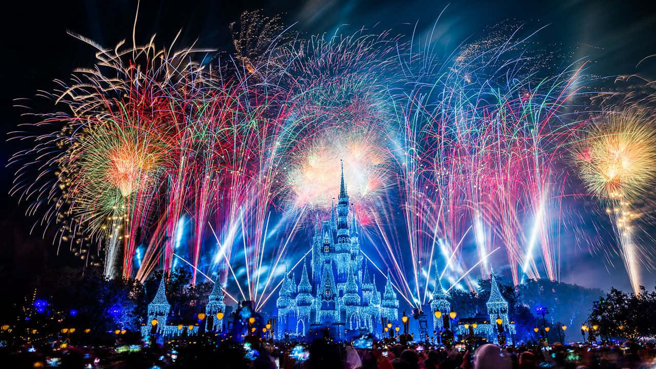 Disney Happy New Year Theme Background