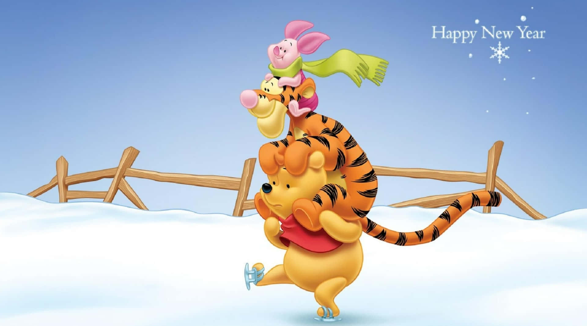 Disney Happy New Year Theme Background