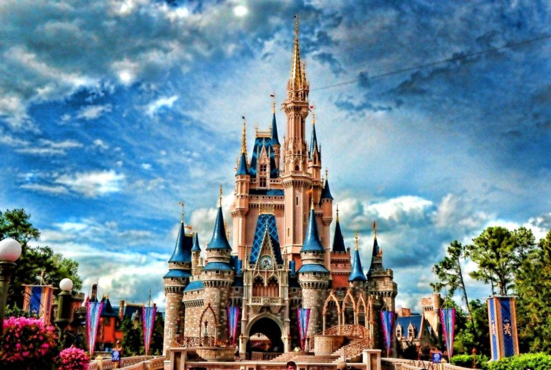 Disney Land Castle Laptop Background