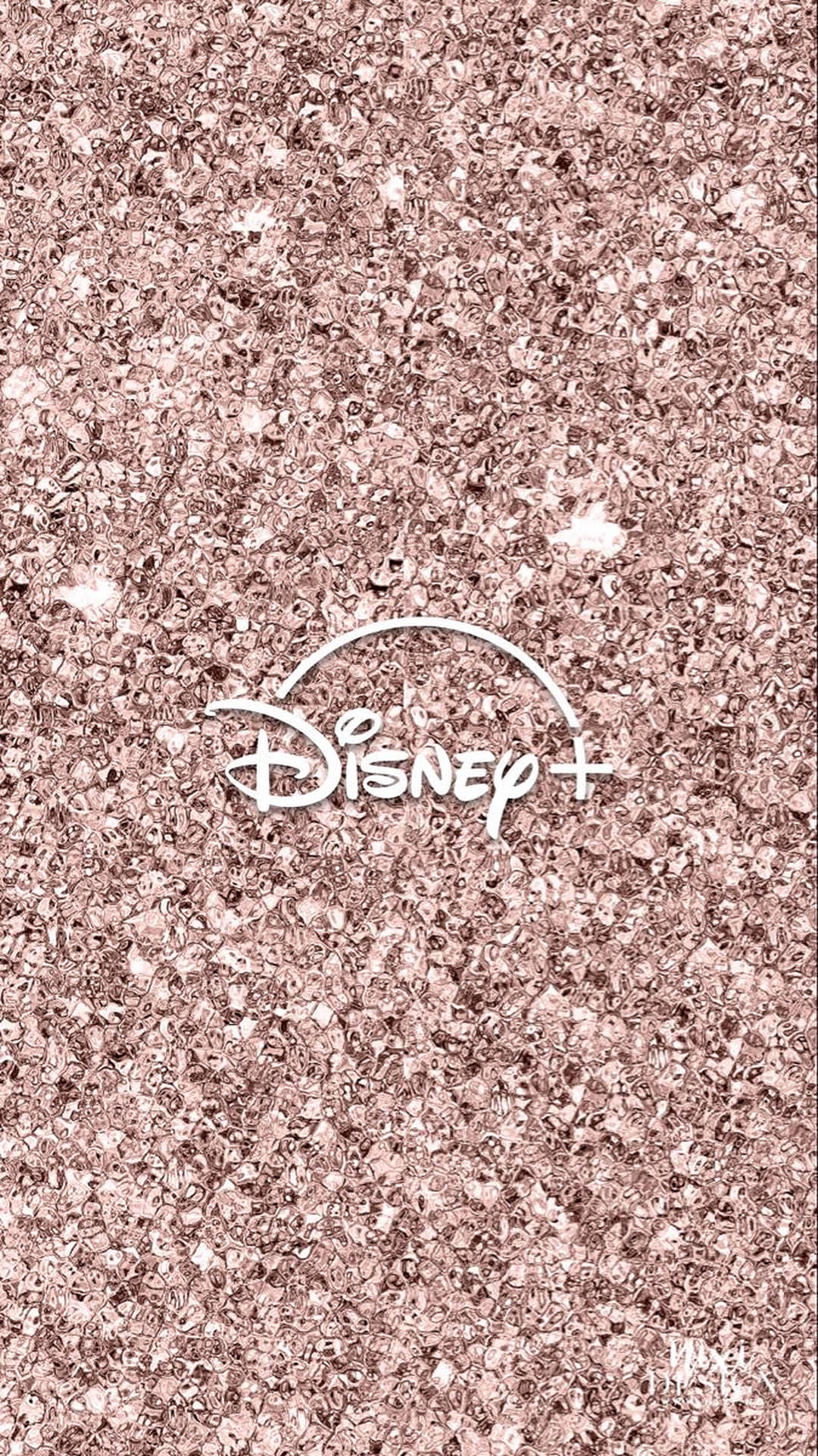 Disney Logo Glitters Background
