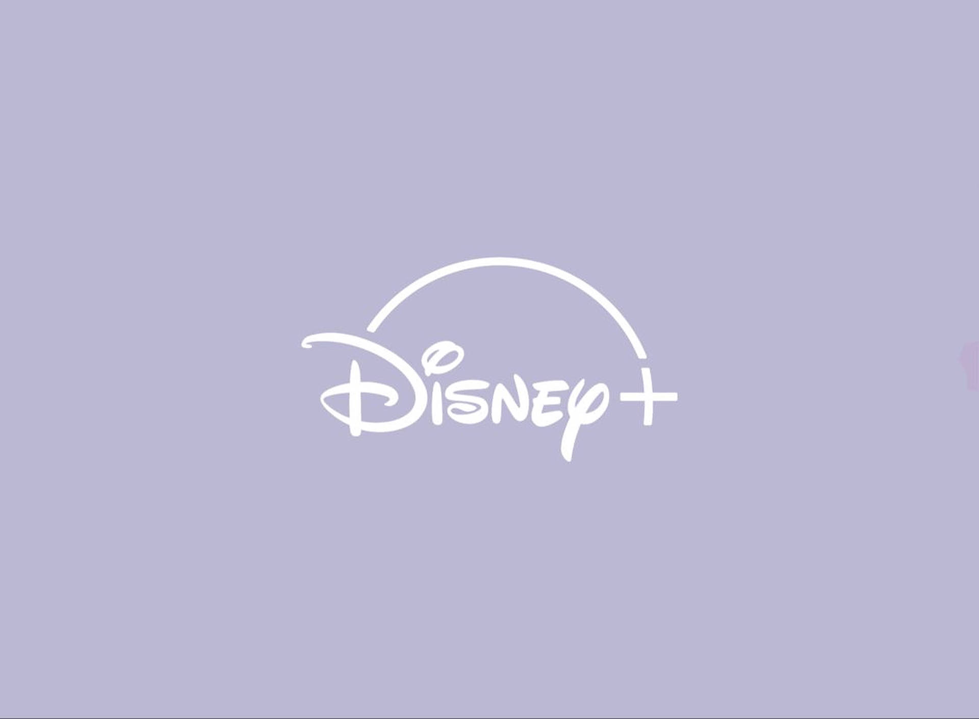 Disney Logo Pastel Purple Background