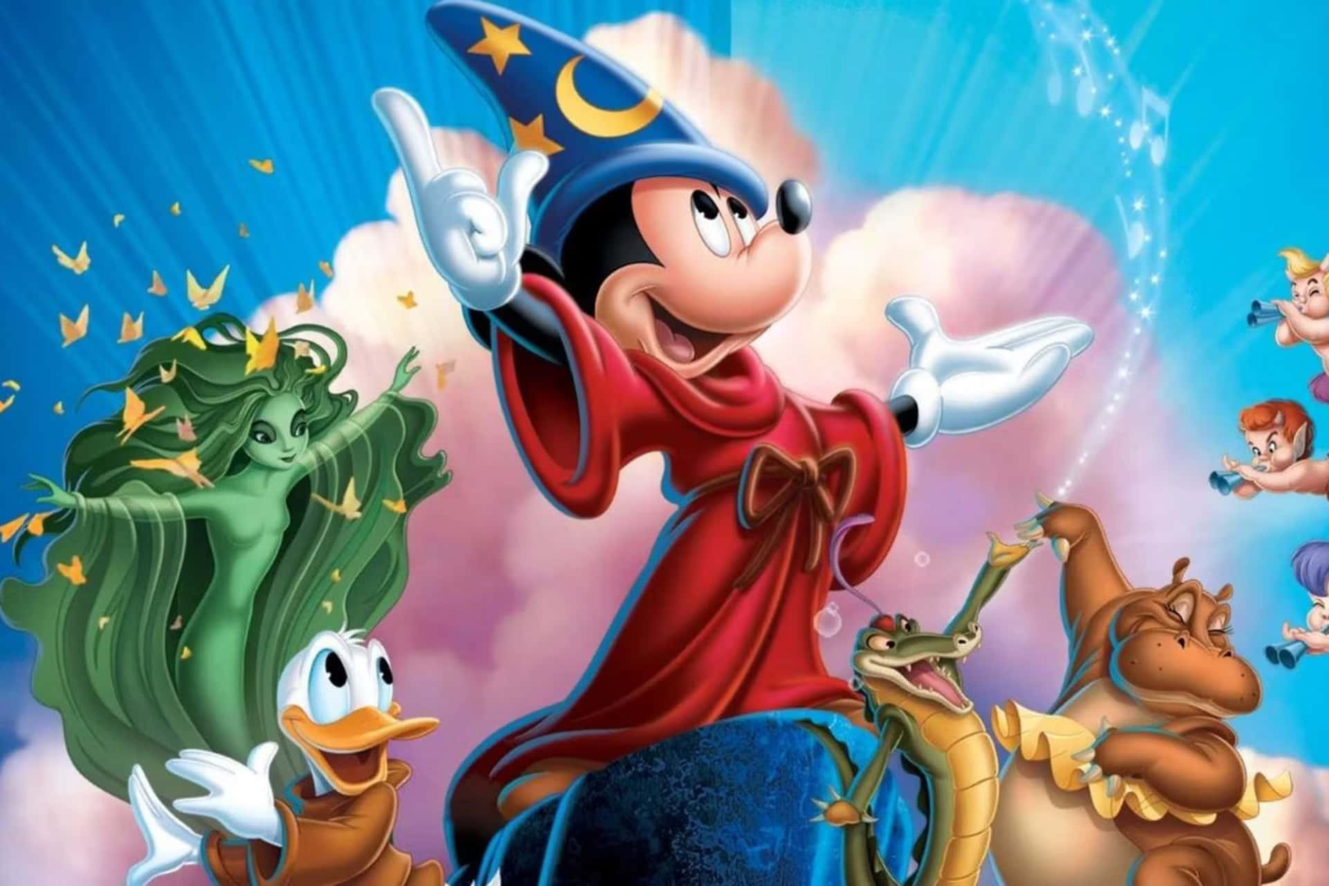 Disney Magic Mickeyand Friends Background