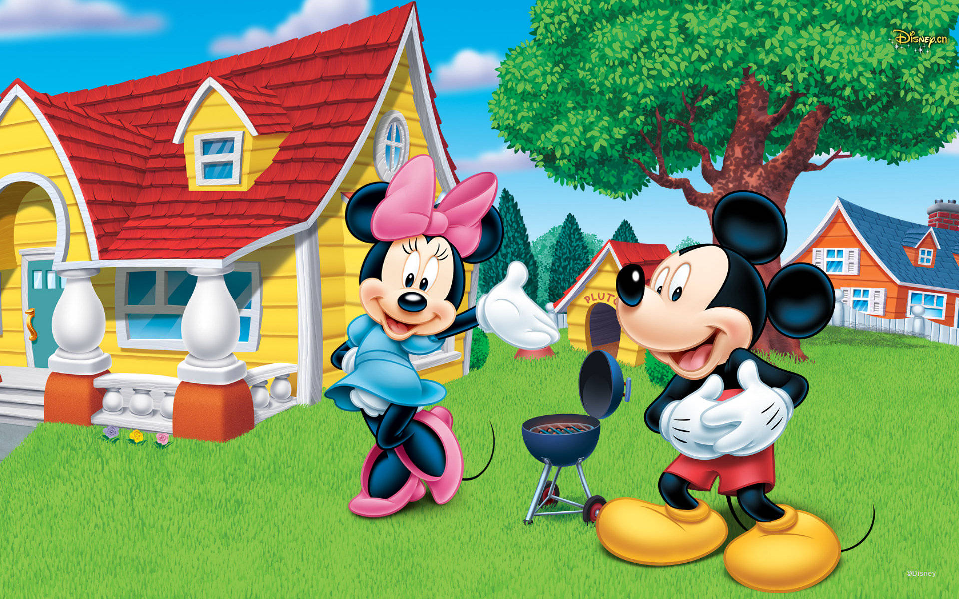 Disney Mickey And Minnie Couple Background